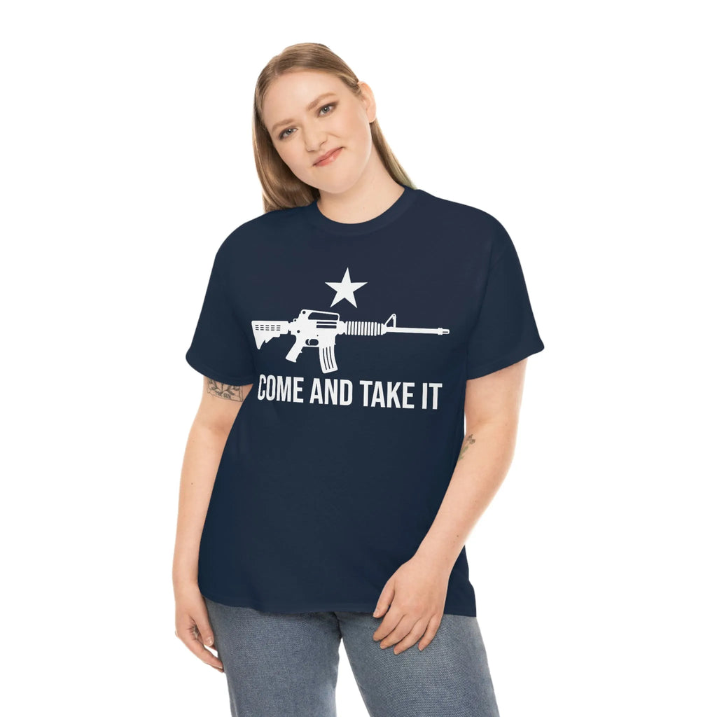 Walton & Johnson: Come and Take It AR15 Chad T-Shirt - 4LibertyShop.com