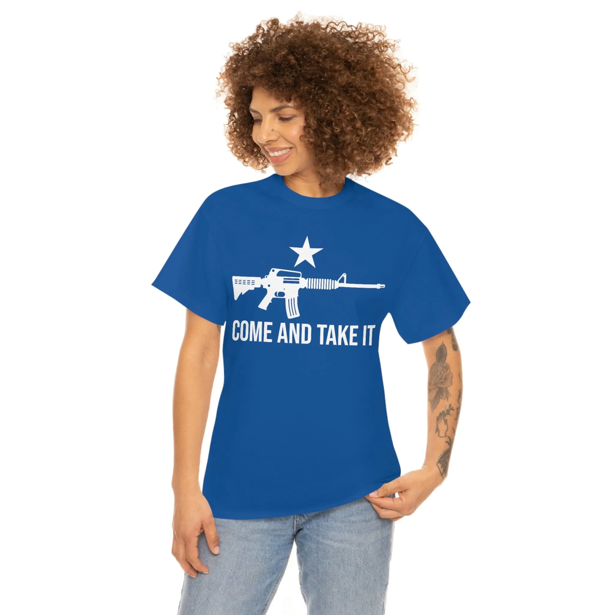 Walton & Johnson: Come and Take It AR15 Chad T-Shirt - 4LibertyShop.com