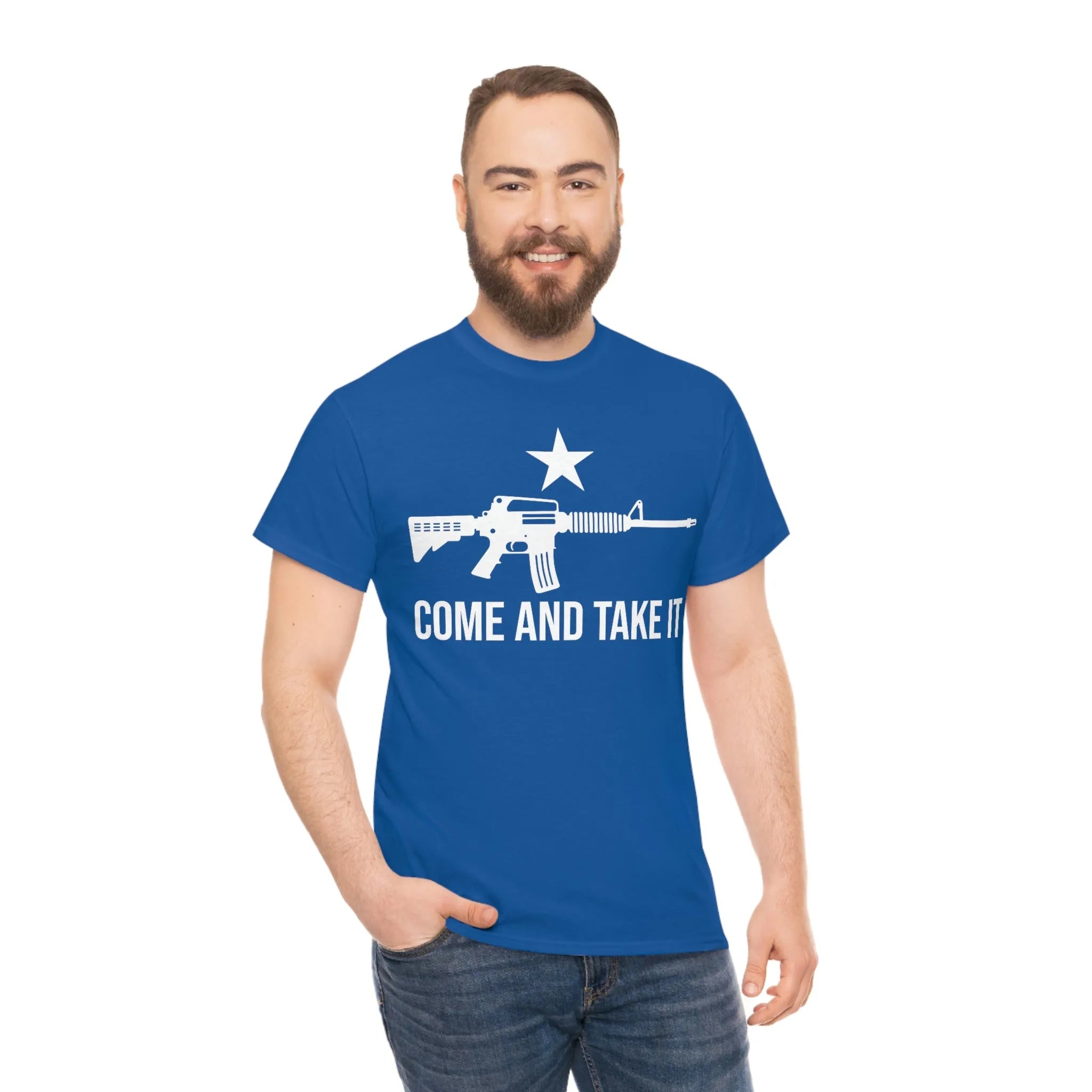 Walton & Johnson: Come and Take It AR15 Chad T-Shirt - 4LibertyShop.com