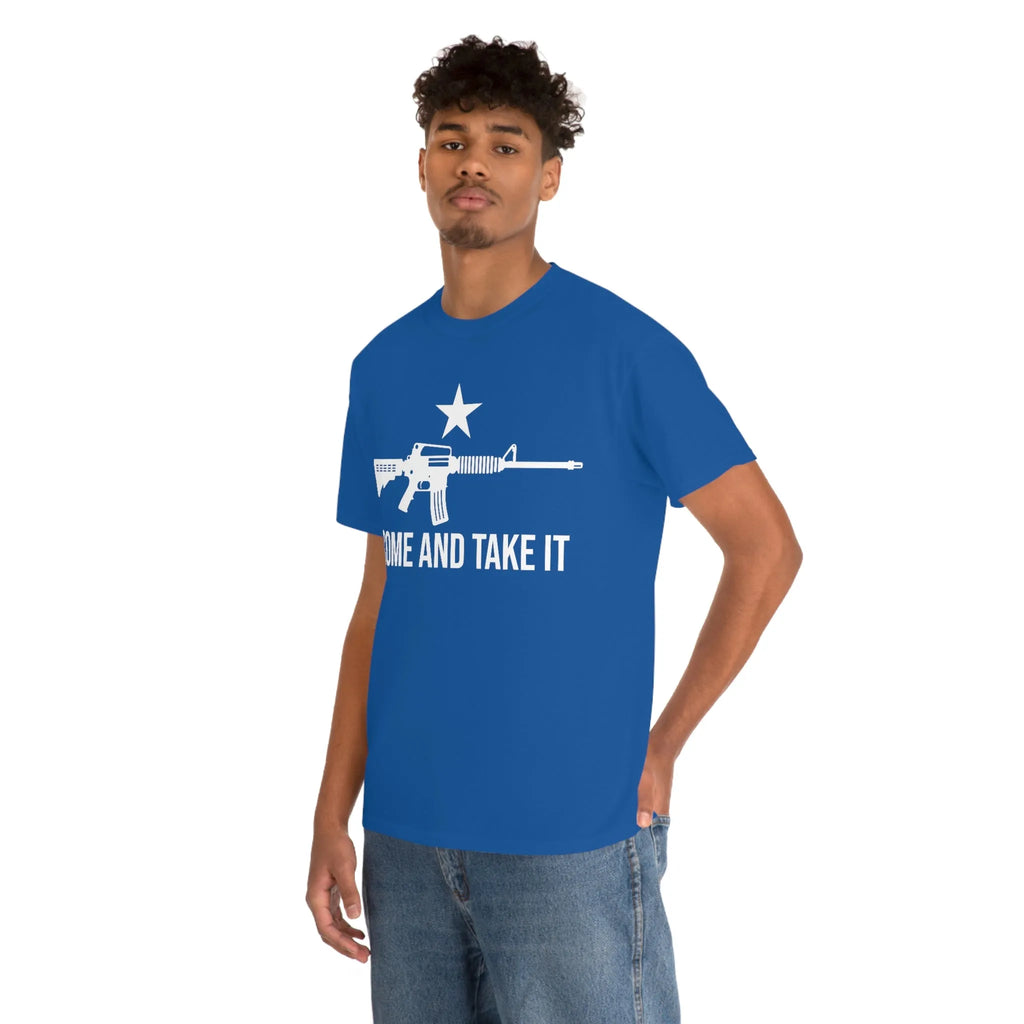 Walton & Johnson: Come and Take It AR15 Chad T-Shirt - 4LibertyShop.com