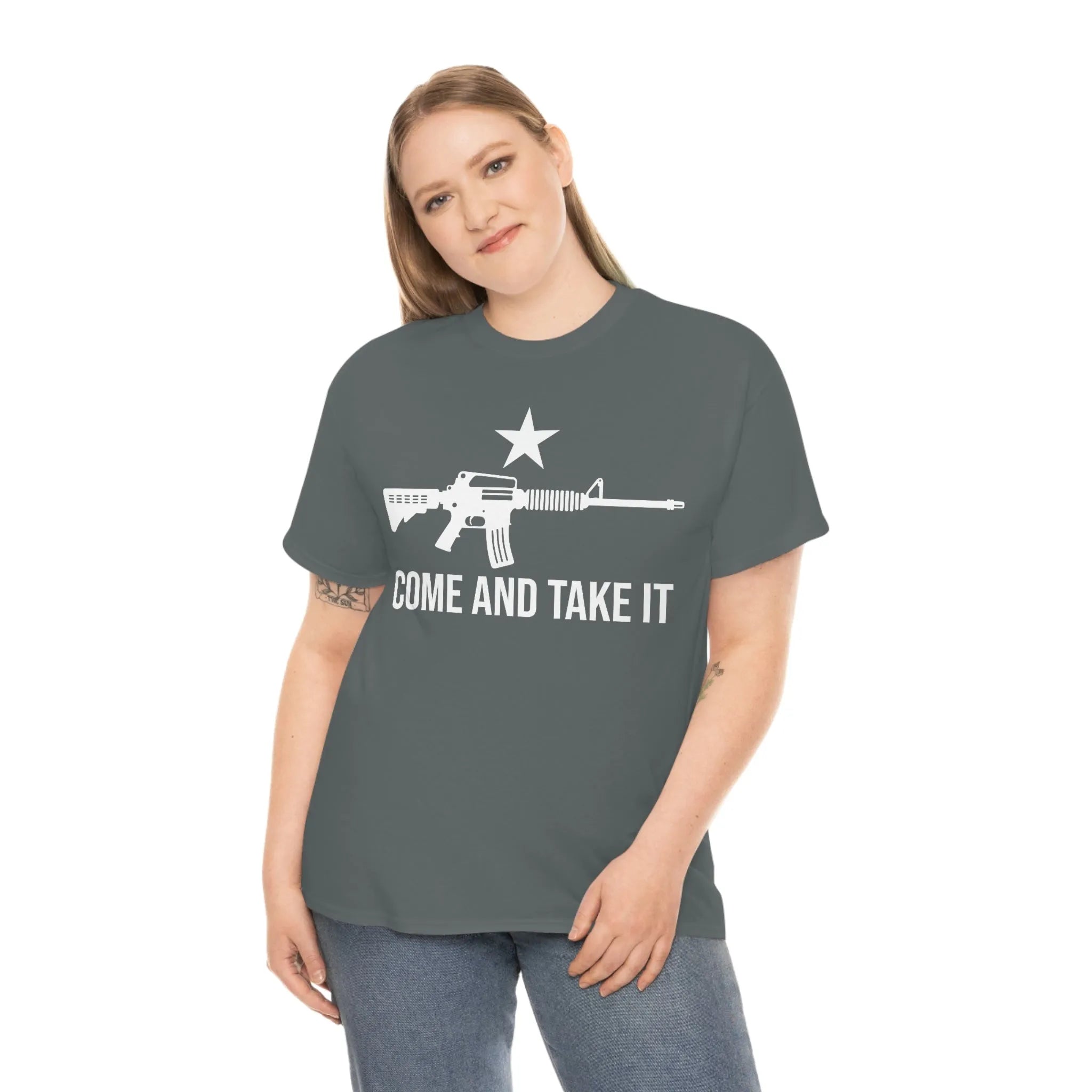 Walton & Johnson: Come and Take It AR15 Chad T-Shirt - 4LibertyShop.com
