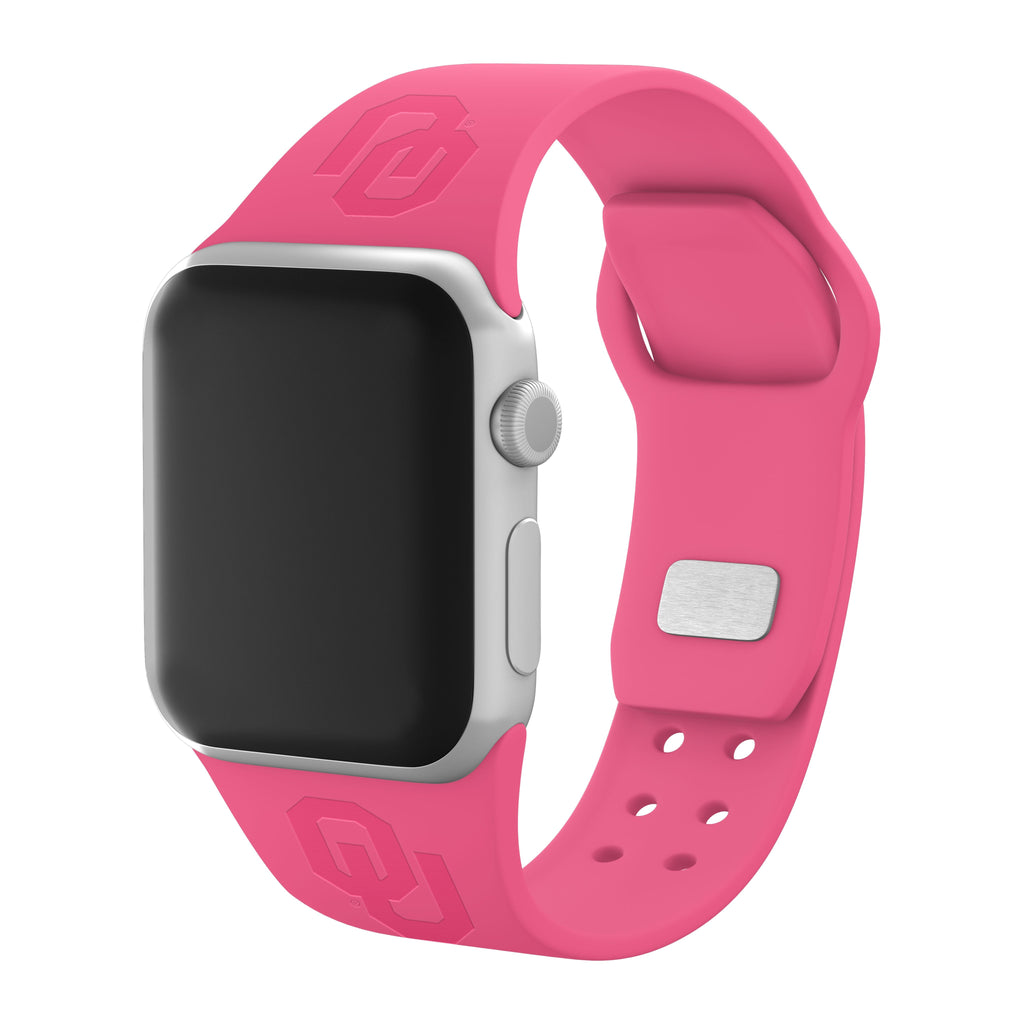 Oklahoma Sooners Engraved Apple Watch Band
