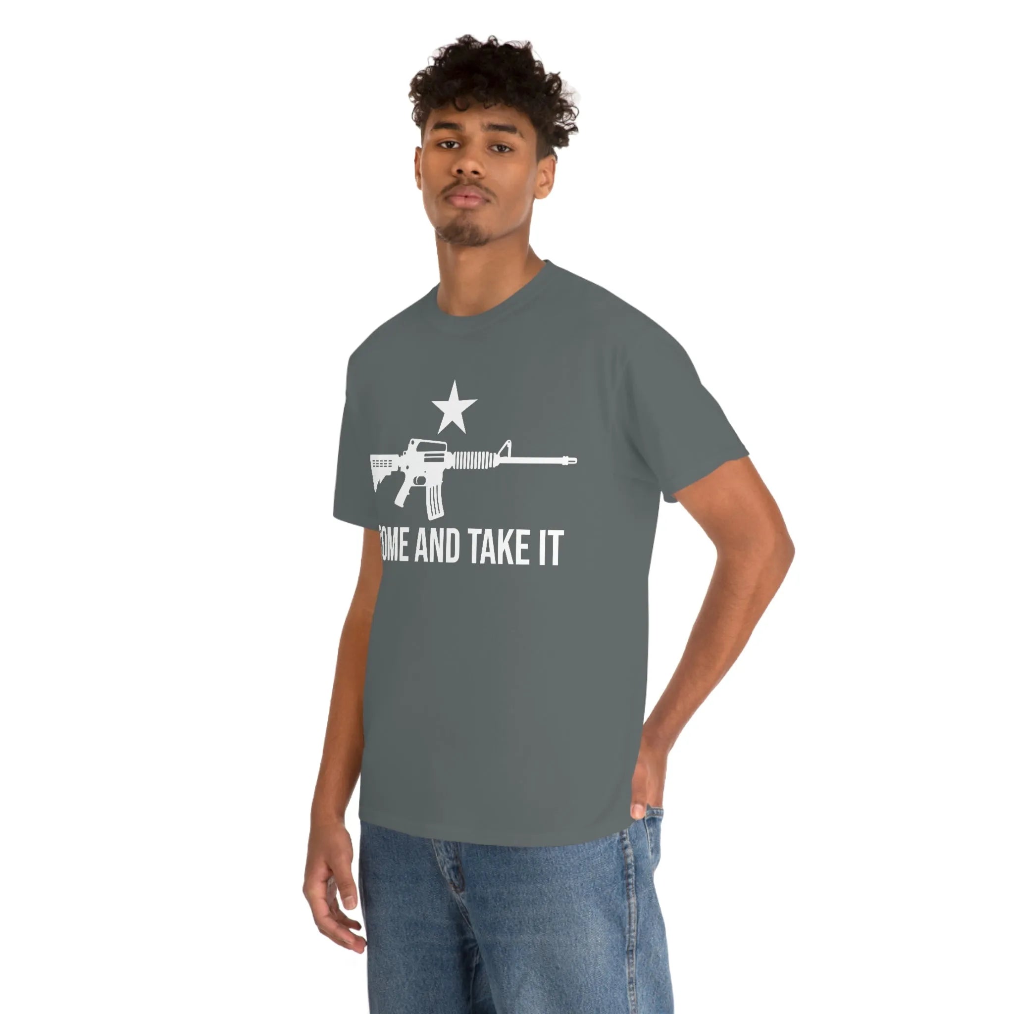 Walton & Johnson: Come and Take It AR15 Chad T-Shirt - 4LibertyShop.com