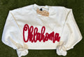 Oklahoma Yarn Embroidered Sweatshirt