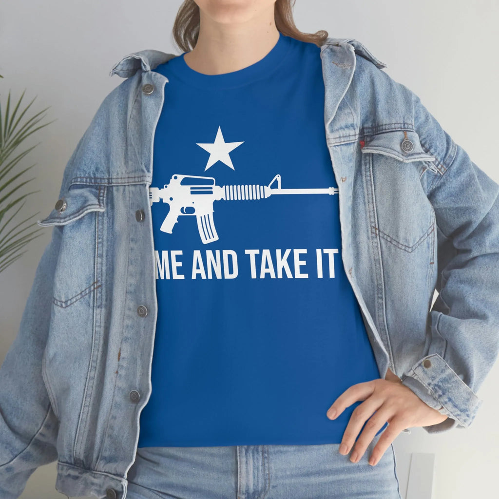 Walton & Johnson: Come and Take It AR15 Chad T-Shirt - 4LibertyShop.com