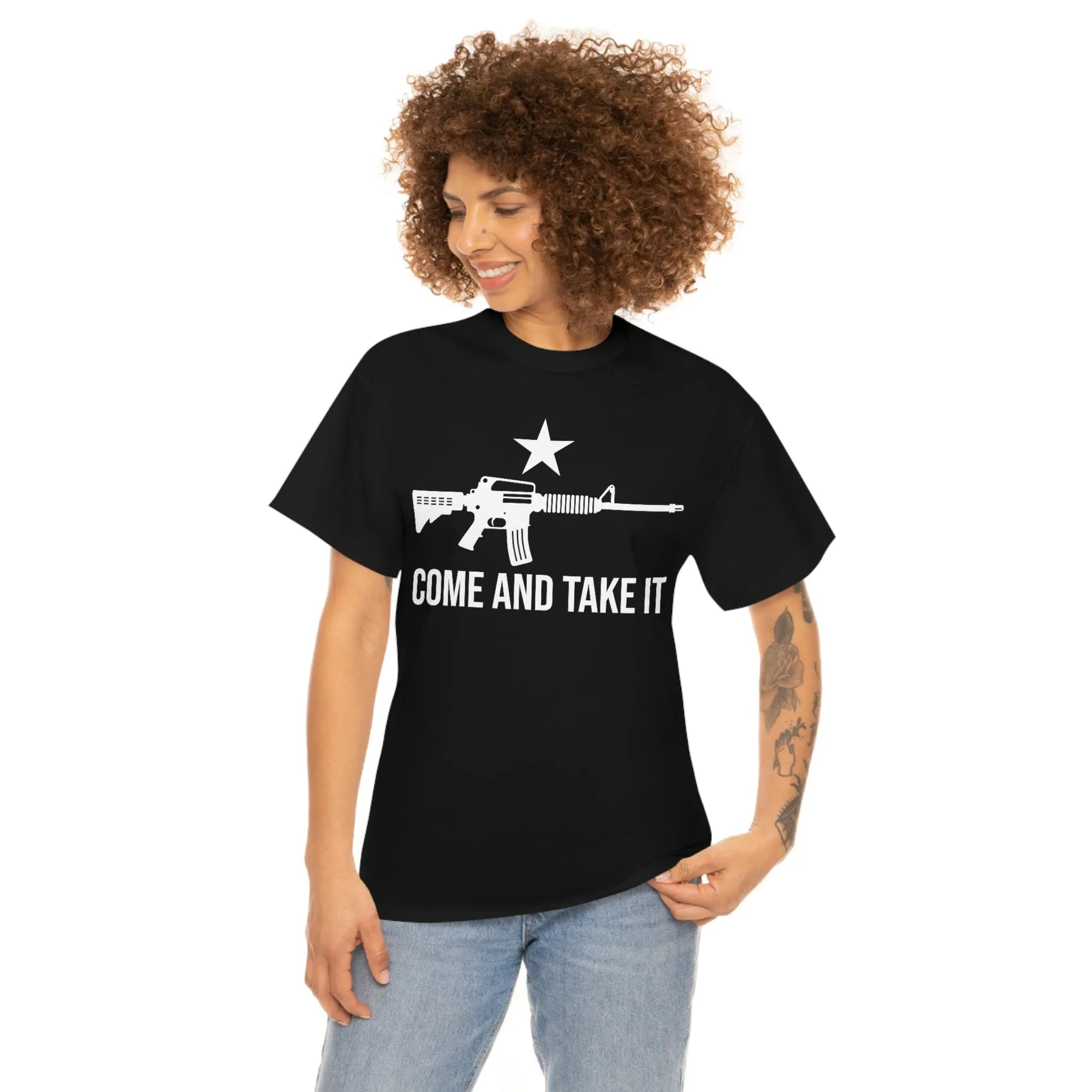 Walton & Johnson: Come and Take It AR15 Chad T-Shirt - 4LibertyShop.com