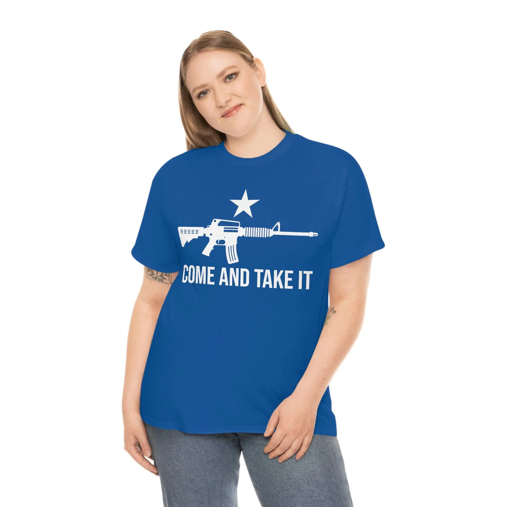 Walton & Johnson: Come and Take It AR15 Chad T-Shirt - 4LibertyShop.com