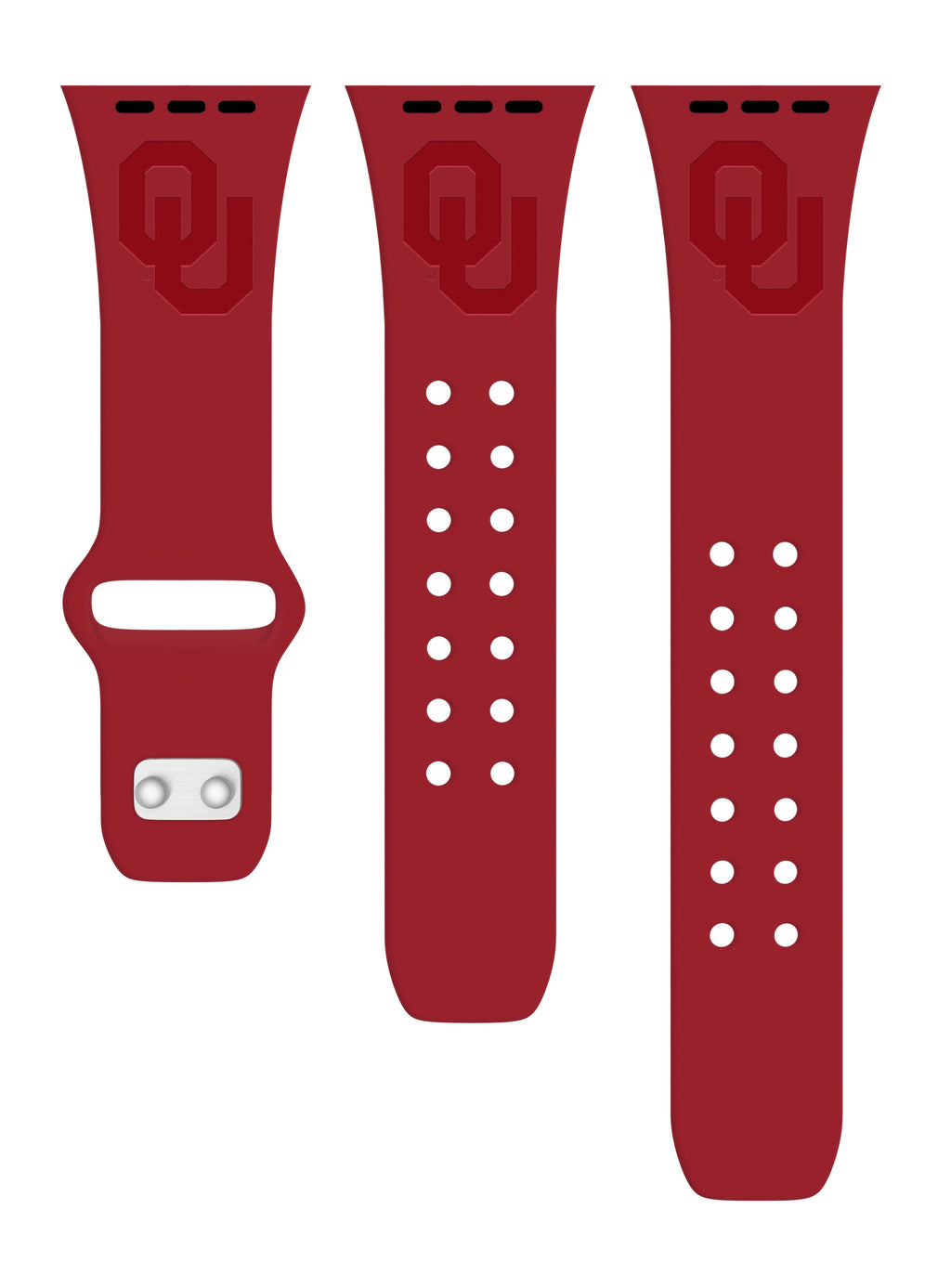 Oklahoma Sooners Engraved Apple Watch Band