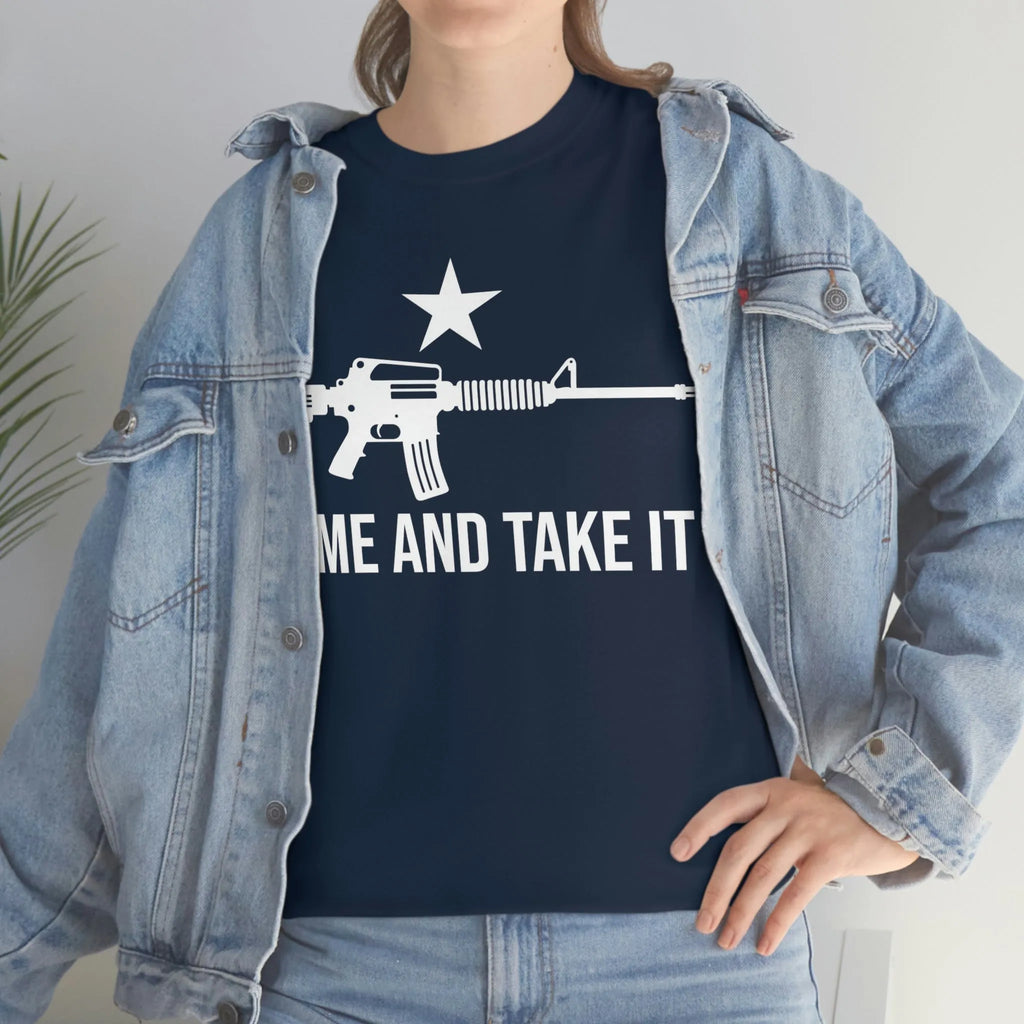Walton & Johnson: Come and Take It AR15 Chad T-Shirt - 4LibertyShop.com