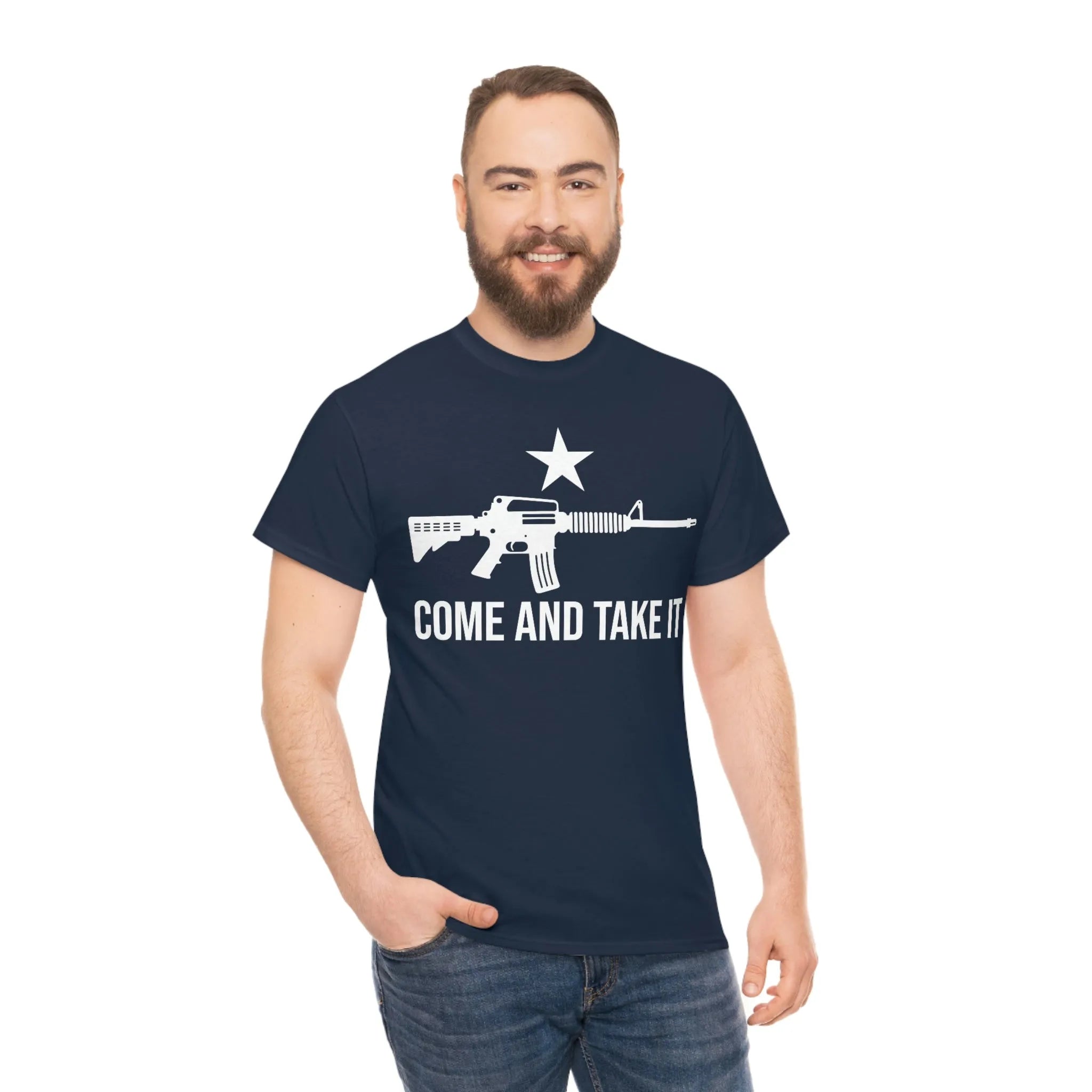Walton & Johnson: Come and Take It AR15 Chad T-Shirt - 4LibertyShop.com