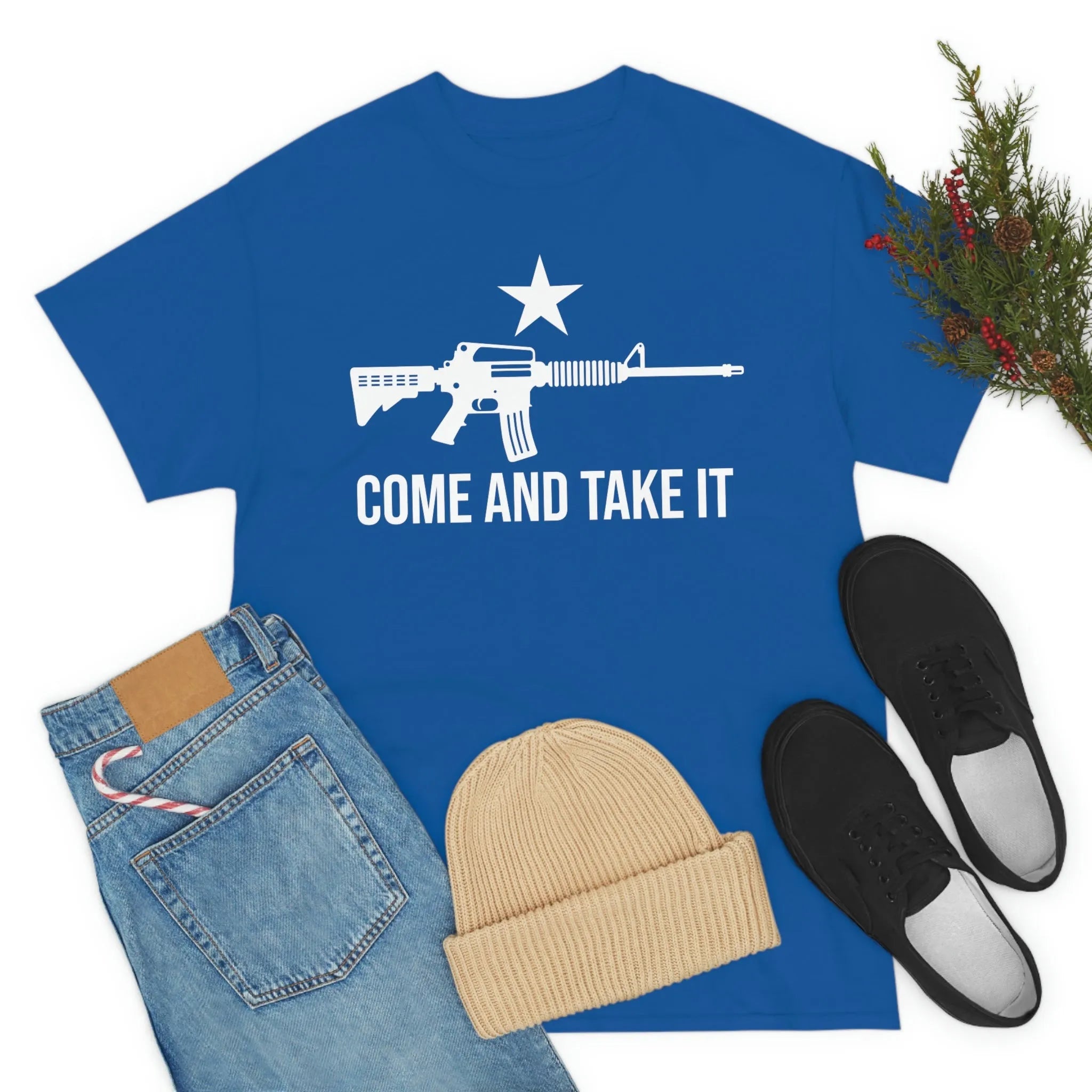 Walton & Johnson: Come and Take It AR15 Chad T-Shirt - 4LibertyShop.com