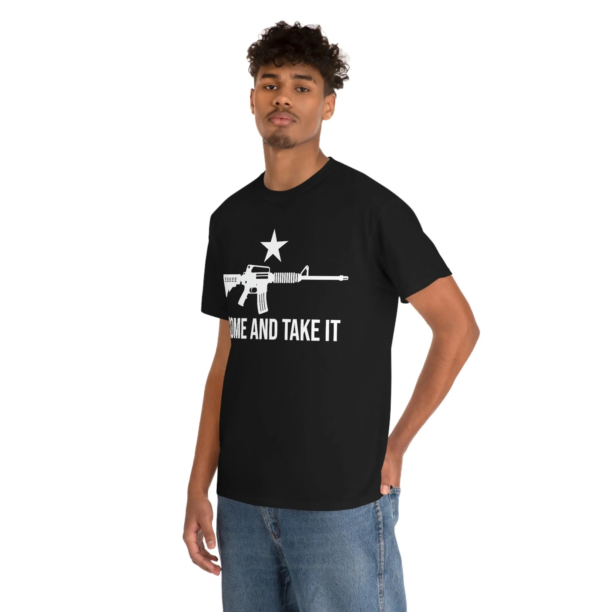 Walton & Johnson: Come and Take It AR15 Chad T-Shirt - 4LibertyShop.com