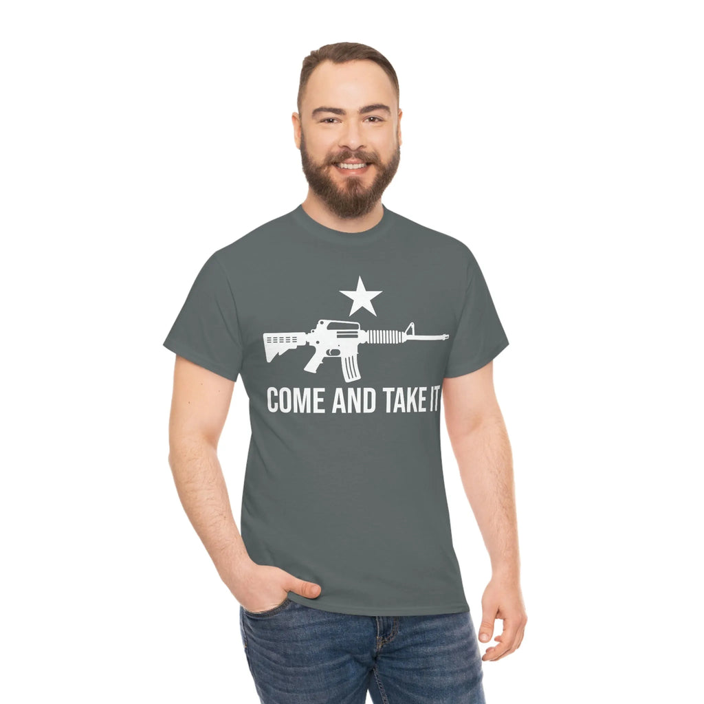 Walton & Johnson: Come and Take It AR15 Chad T-Shirt - 4LibertyShop.com
