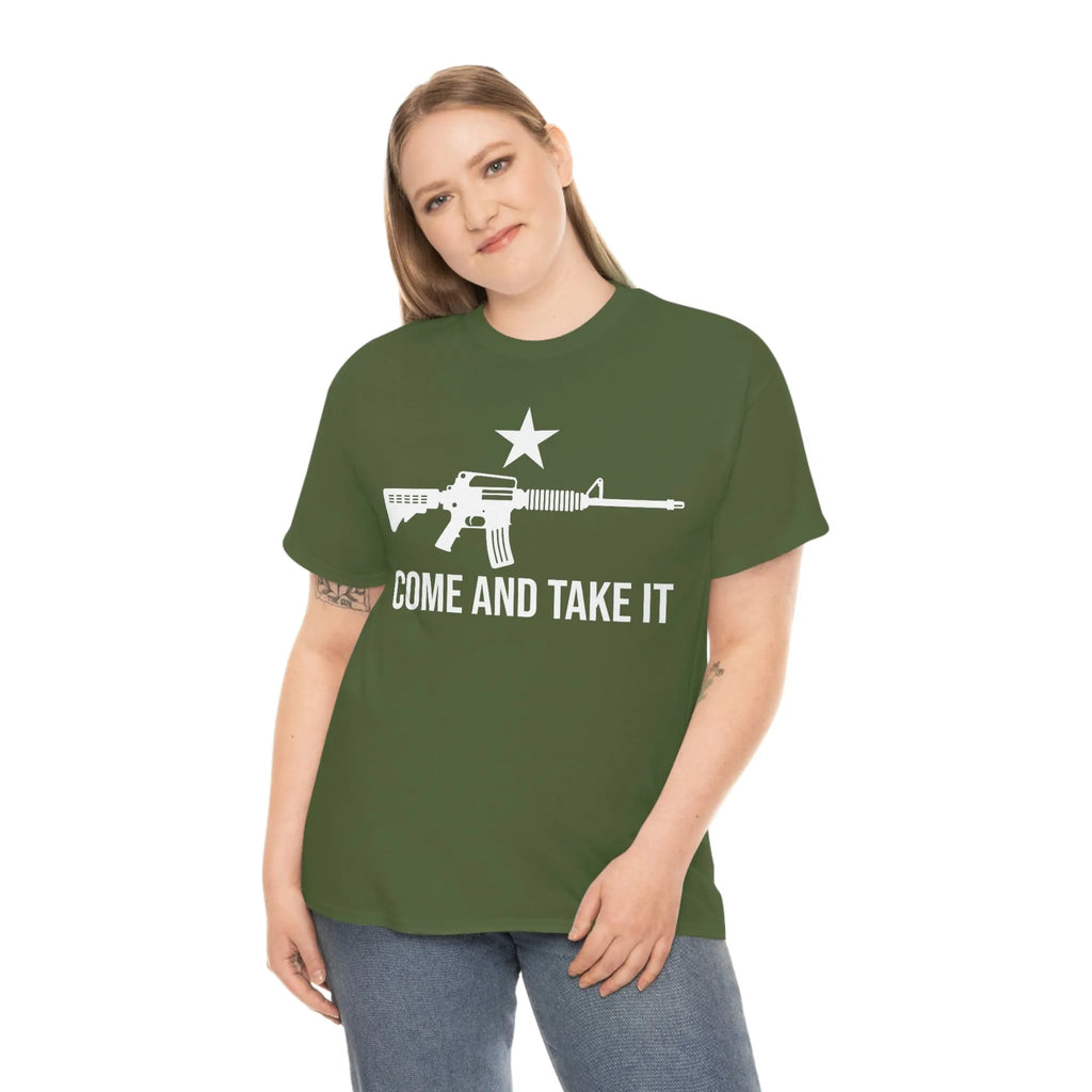 Walton & Johnson: Come and Take It AR15 Chad T-Shirt - 4LibertyShop.com