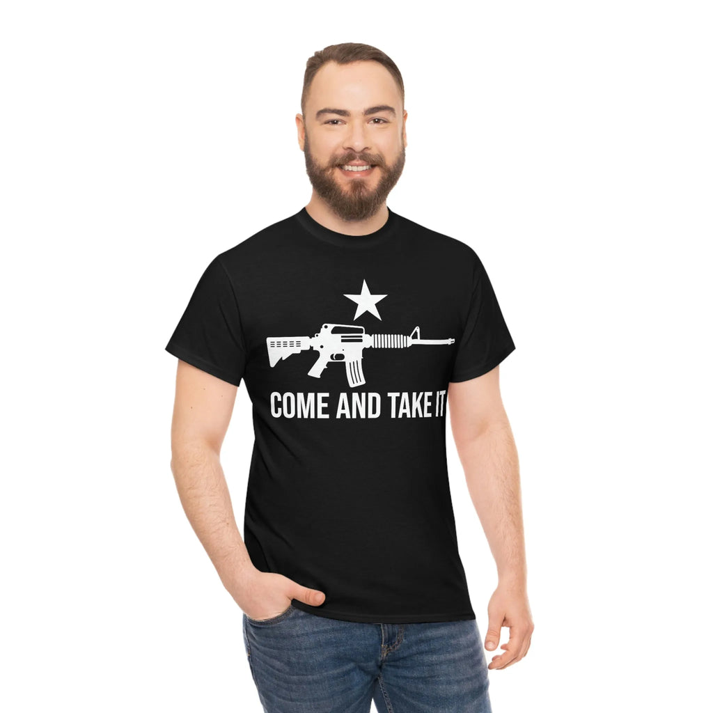 Walton & Johnson: Come and Take It AR15 Chad T-Shirt - 4LibertyShop.com